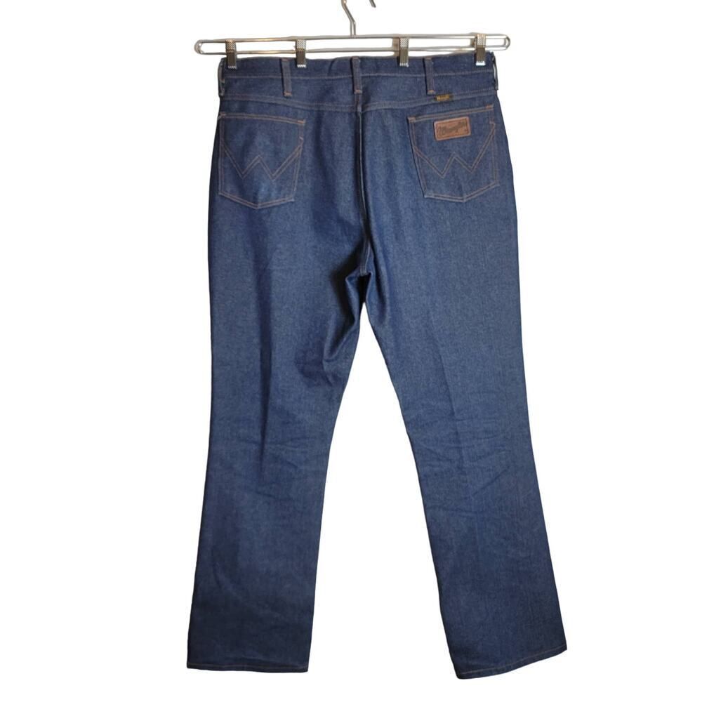 Wrangler Bootcut Jeans Blue Size 38 VTG 70S Vintage - Picture 2 of 10